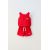 Zara Футболка и шорты-бермуды terry co-ord , Цвет: Красный, Размер: 6 лет (116 см), изображение 4
