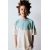 Zara Футболка с оригинальным дизайном tie-dye и вышивкой , Цвет: Синий, Размер: 9-10 лет (140 см)