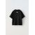 Zara Футболка с вышивкой true neutrals , Цвет: Черный, Размер: 6-7 лет (120 см), изображение 5