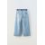 Zara Джинсы с широкими штанинами с регулируемым внутренним поясом и застежкой на пуговицу спереди, Цвет: Синий, Размер: 6 лет (116 см), изображение 2