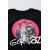 Zara Футболка с круглым вырезом, короткими рукавами и принтом gorillaz © спереди, Цвет: Черный, Размер: 9-10 лет (140 см), изображение 5