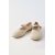 Zara Туфли-балетки из кожи , Цвет: Бежевый, Размер: 29 (18,3 см), изображение 3