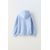 Zara Напечатанный ребристый толстовка с капюшоном , Цвет: Синий, Размер: 6-7 лет (120 см), изображение 3