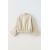 Zara Короткий плащ с отложным воротником и длинными рукавами, Цвет: Бежевый, Размер: 6-7 лет (120 см), изображение 2
