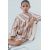 Zara Платье с полосатым текстурным узором , Цвет: Бежевый, Размер: 6 лет (116 см)