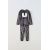 Zara 6-14 лет / комплект из флиса с пенгвином , Цвет: Серый, Размер: 13-14 лет (164 см)