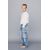 Zara Джинсы-карго с эластичным поясом и застежкой на пуговицы спереди, Цвет: Синий, Размер: 6 лет (116 см)