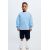 Zara   true neutrals вышитый свитшот , Цвет: Синий, Размер: 6-7 лет (120 см), изображение 2