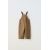 Zara Джинсы-комбинезон с водоотталкивающим покрытием и застежкой , Цвет: Коричневый, Размер: 1½ лет (86 см)