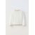Zara Футболка с длинным рукавом и круглым вырезом. имеет декоративные вставки в виде двойных полосок на краях.
модель ростом 135 см и носит размер 8-9. 

double-effect ribbed t-shirt , Цвет: Белый, Размер: 6-7 лет (120 см), изображение 3