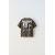 Zara Футболка с вырезом круглой горловины и короткими рукавами, Цвет: Коричневый, Размер: 1½ лет (86 см), изображение 2