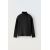 Zara Рубашка с воротником-поло с рубчиками , Цвет: Черный, Размер: 13-14 лет (164 см)