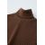 Zara Футболка с высоким воротником и ребристой текстурой , Цвет: Коричневый, Размер: 13-14 лет (164 см), изображение 3