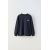 Zara Футболка с круглым вырезом, длинными рукавами и принтом на передней и задней стороне, Цвет: Синий, Размер: 6-7 лет (120 см)