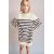 Zara Полосатое трикотажное платье с пуговицами , Цвет: Бежевый, Размер: 6-7 лет (120 см)