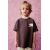 Zara Футболка big olita surf board с круглым вырезом, короткими рукавами и принтом на передней и задней стороне, Цвет: Пурпурный, Размер: 2 лет (92 см)