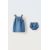 Zara Джинсовый сарафан и трусики в комплекте , Цвет: Синий, Размер: 3-6 месяцев (68 см)