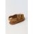Zara   плоские сандали из кожи с двумя ремнями , Цвет: Коричневый, Размер: 15/16 (9,6 см), изображение 5