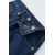Zara Джинсы прямого кроя с регулируемой внутренней резинкой на поясе и застежкой на пуговицу спереди, Цвет: Синий, Размер: 6 лет (116 см), изображение 3