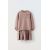 Zara Платье с круглым вырезом и длинными рукавами, Цвет: Розовый, Размер: 8-9 лет (130 см)
