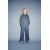 Zara Текстурированные брюки с высокой талией и эластичным поясом , Цвет: Синий, Размер: 6 лет (116 см)