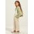 Zara Плюшевая бомбер куртка с высоким воротником и длинными рукавами, Цвет: Зеленый, Размер: 6-7 лет (120 см), изображение 2