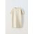 Zara Платье из вязаного материала с круглым вырезом и короткими рукавами, Цвет: Бежевый, Размер: 6-7 лет (120 см), изображение 2