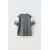 Zara Бейсбольная футболка с контрастными короткими рукавами и круглым вырезом, Цвет: Серый, Размер: 11-12 лет (152 см), изображение 2