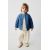 Zara Куртка с эффектом денима и стежкой , Цвет: Синий, Размер: 3-6 месяцев (68 см)