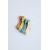 Zara Pack of 4 coloured socks - упаковка из четырех пар цветных носков с отворотами, Цвет: С принтом, Размер: 0-1 месяцев (10 см), изображение 3