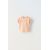 Zara Футболка с полосками в ткани , Цвет: Оранжевый, Размер: 3-6 месяцев (68 см), изображение 2