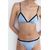 Zara бюстгальтер с кружевом CONTRAST LACE, Цвет: Синий, Размер: L