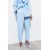 Zara высокие брюки с укороченной посадкой, Цвет: Синий, Размер: XS, изображение 4