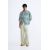 Zara рубашка в клетку с вырезом CHECK PRINT SHIRT, Цвет: Синий, Размер: S (US S)