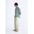 Zara рубашка в клетку с вырезом CHECK PRINT SHIRT, Цвет: Синий, Размер: S (US S), изображение 4
