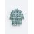 Zara рубашка в клетку с вырезом CHECK PRINT SHIRT, Цвет: Синий, Размер: S (US S), изображение 8
