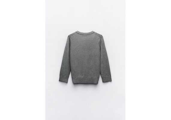 Zara   plain 3/4 рукав купить sweater , Цвет: Серый, Размер: XXL, изображение 3