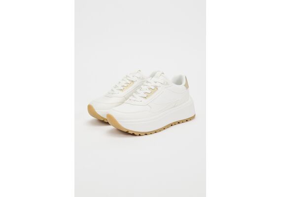 Zara Детские кроссовки flatform running trainers , Цвет: Белый, Размер: 38, изображение 2