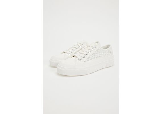 Zara   mesh trainers , Цвет: Белый, Размер: 35, изображение 5