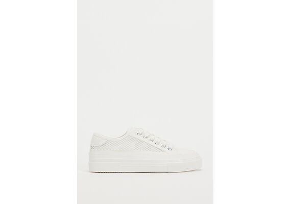 Zara   mesh trainers , Цвет: Белый, Размер: 41, изображение 8