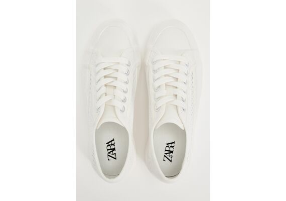 Zara   mesh trainers , Цвет: Белый, Размер: 40, изображение 9