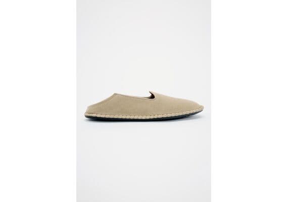 Zara  split suede flat shoes , Цвет: Бежевый, Размер: 38, изображение 6