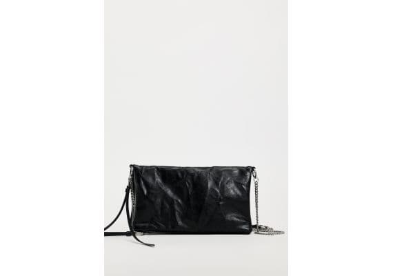 Zara Сохранена модель rock mini crossbody bag , Цвет: Черный, Размер: Только один размер