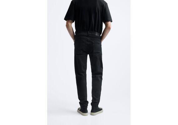 Zara Узкие джинсы slim fit , Цвет: Черный, Размер: EU 44 (US 34), изображение 2