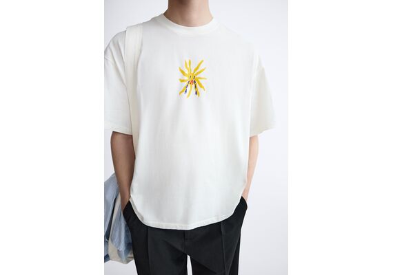 Zara Футболка sun t-shirt x pepo moreno , Цвет: Белый, Размер: S (US S), изображение 5