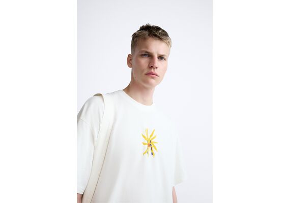 Zara Футболка sun t-shirt x pepo moreno , Цвет: Белый, Размер: S (US S), изображение 6