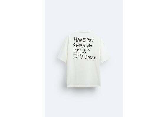 Zara Футболка sun t-shirt x pepo moreno , Цвет: Белый, Размер: S (US S), изображение 8