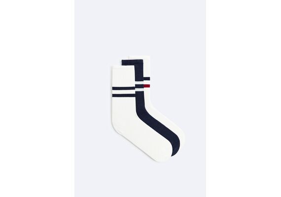 Zara Pack of 3 striped socks , Цвет: С принтом, Размер: M(39-42) (US M(6-9)), изображение 2