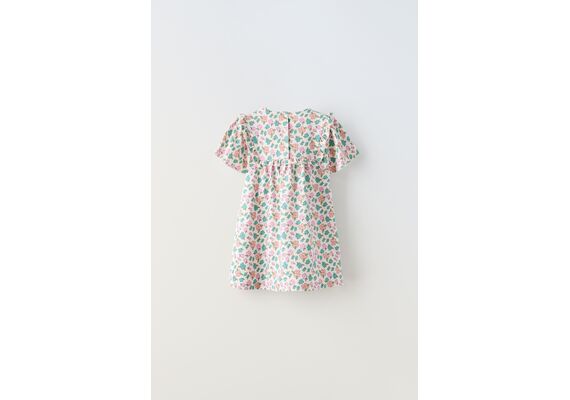 Zara Платье с джаккардовым узором , Цвет: Бежевый, Размер: 1½ лет (86 см), изображение 2