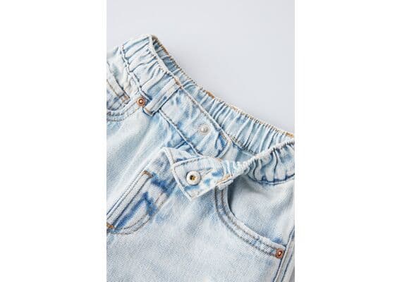 Zara Low-fit jeans , Цвет: Синий, Размер: 9-12 месяцев (80 см), изображение 3